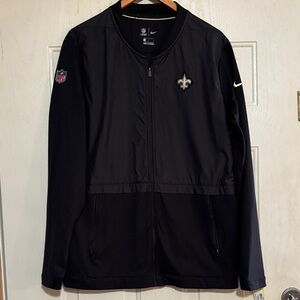 NFL Saints Nike‎ Black  Jacket with Logo